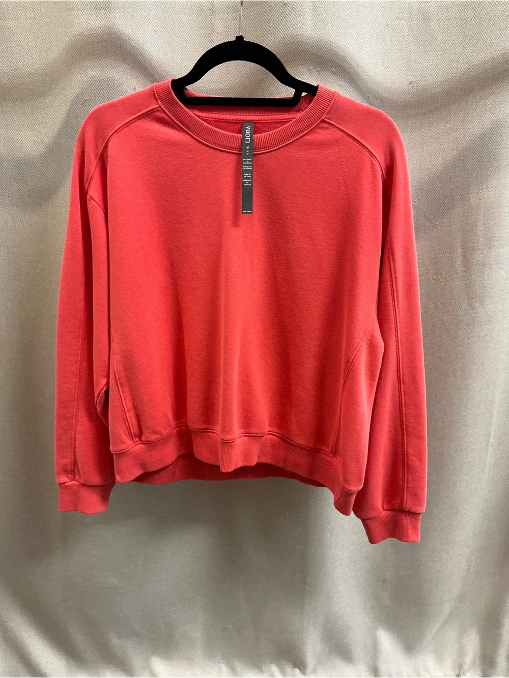 Vuori Sedona Seams Crew Bright Coral